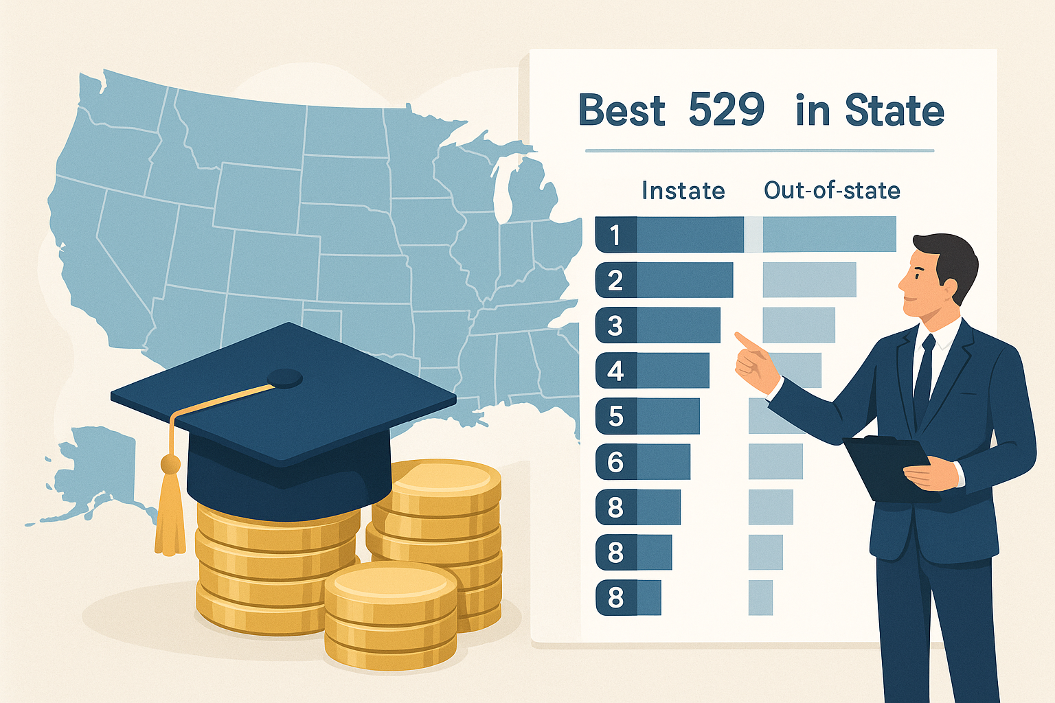 Best 529 Plans by State 2026: Top 8 Ranked for Savers | SeniorSimple